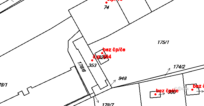 Český Krumlov 38428202 na parcele st. 328 v KÚ Přísečná-Domoradice, Katastrální mapa