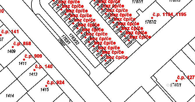 Plzeň 46511202 na parcele st. 1763/28 v KÚ Doubravka, Katastrální mapa