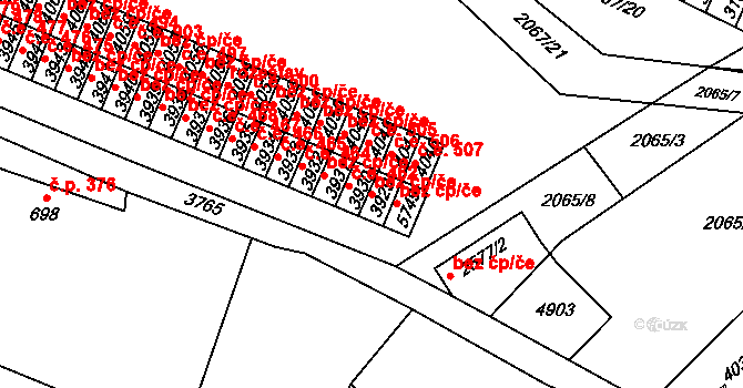 Dvůr Králové nad Labem 42399203 na parcele st. 3929 v KÚ Dvůr Králové nad Labem, Katastrální mapa