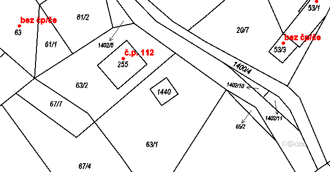 Valašské Klobouky 38885204 na parcele st. 194 v KÚ Lipina, Katastrální mapa