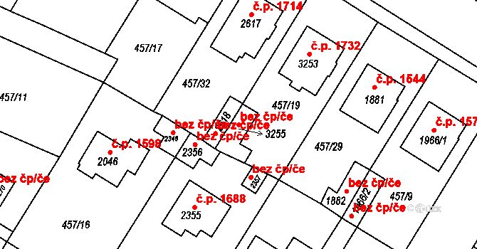 Lysá nad Labem 50392204 na parcele st. 3255 v KÚ Lysá nad Labem, Katastrální mapa