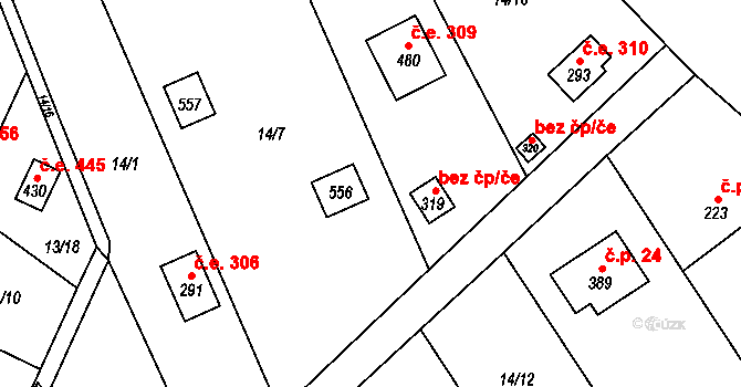 Černolice 308, Katastrální mapa