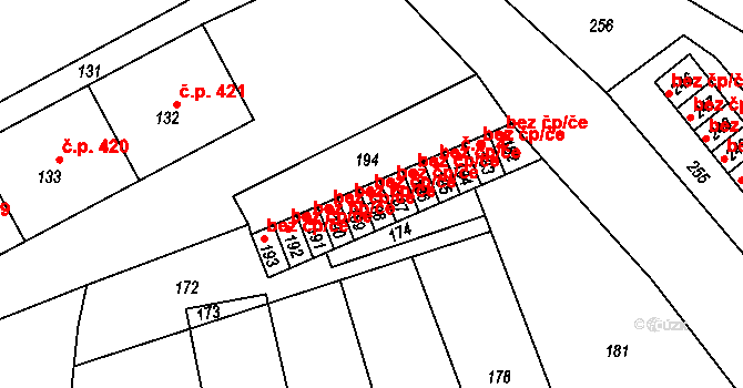 Velké Opatovice 44088205 na parcele st. 188 v KÚ Velké Opatovice, Katastrální mapa