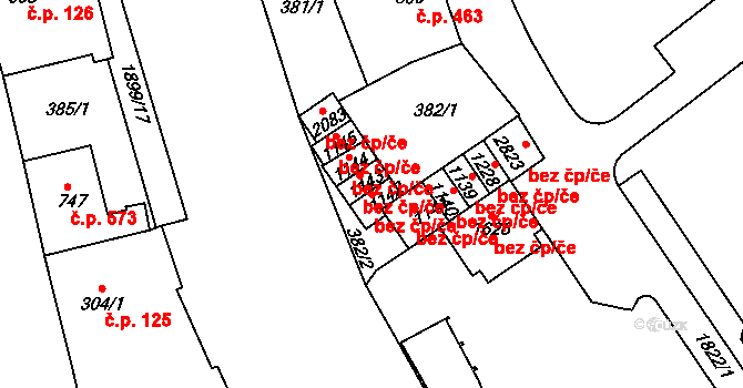 Vrchlabí 41603206 na parcele st. 1142 v KÚ Vrchlabí, Katastrální mapa