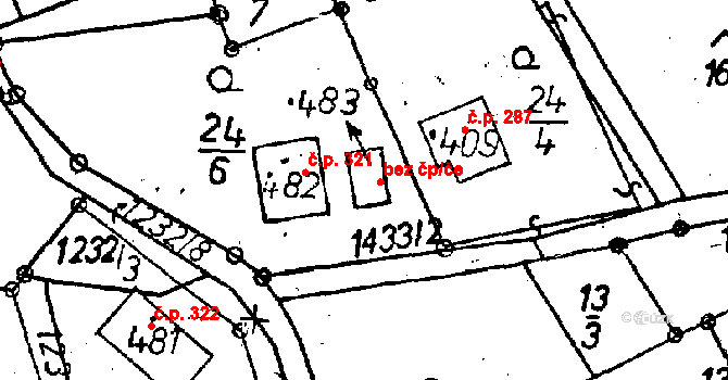 Jeřmanice 43466206 na parcele st. 483 v KÚ Jeřmanice, Katastrální mapa