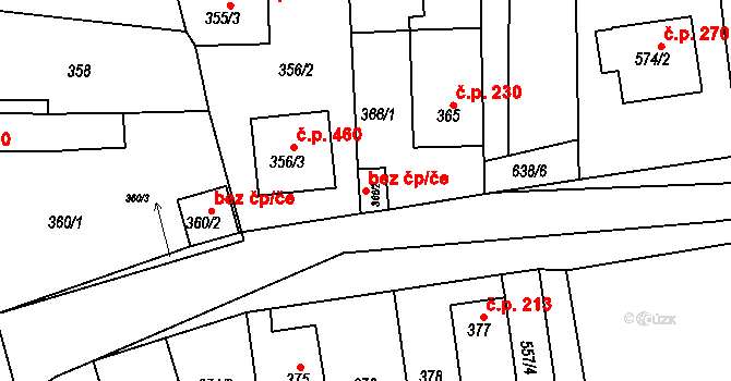 Kutná Hora 49368206 na parcele st. 366/2 v KÚ Sedlec u Kutné Hory, Katastrální mapa