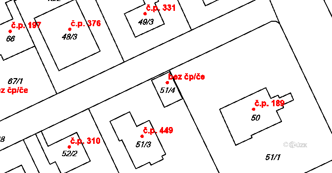 Praha 41791207 na parcele st. 51/4 v KÚ Dolní Měcholupy, Katastrální mapa