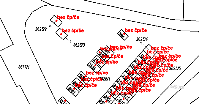 Krnov 45662207 na parcele st. 3586 v KÚ Krnov-Horní Předměstí, Katastrální mapa