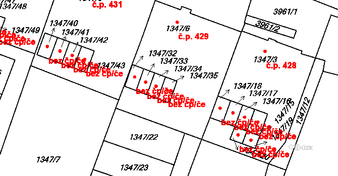 Soběslav 48720208 na parcele st. 1347/35 v KÚ Soběslav, Katastrální mapa