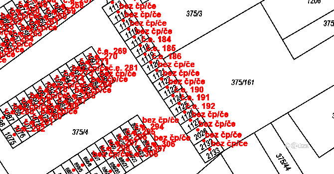 Mariánské Lázně 48537209 na parcele st. 1123 v KÚ Úšovice, Katastrální mapa