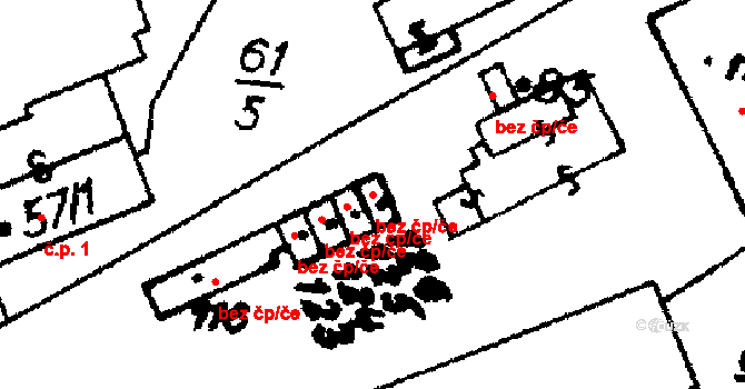 Hrochův Týnec 38032210 na parcele st. 126 v KÚ Stíčany, Katastrální mapa