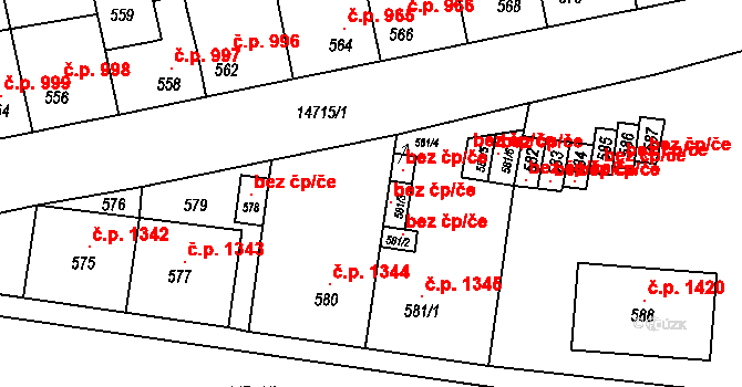 Objekt 93813210, Katastrální mapa