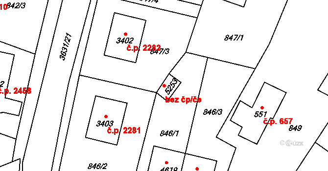 Dvůr Králové nad Labem 41882211 na parcele st. 5253 v KÚ Dvůr Králové nad Labem, Katastrální mapa