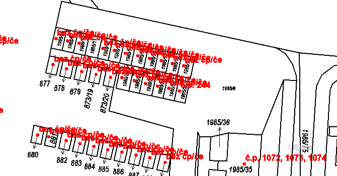 Nýřany 42055211 na parcele st. 1985/24 v KÚ Nýřany, Katastrální mapa