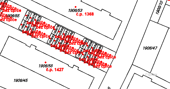 Praha 49204211 na parcele st. 1906/87 v KÚ Uhříněves, Katastrální mapa