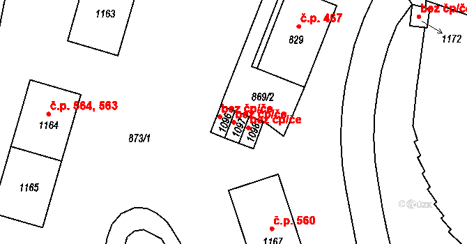 Prachatice 49256211 na parcele st. 1097 v KÚ Prachatice, Katastrální mapa