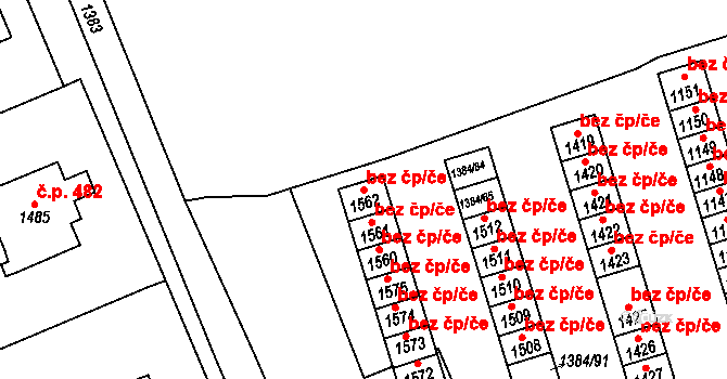 Žacléř 49427211 na parcele st. 1562 v KÚ Žacléř, Katastrální mapa