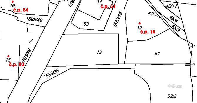 Mrákotín 74, Katastrální mapa