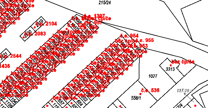 Sezimovo Ústí 694, Katastrální mapa