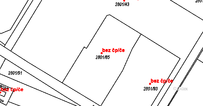 Svatobořice-Mistřín 149577214 na parcele st. 2801/85 v KÚ Svatobořice, Katastrální mapa
