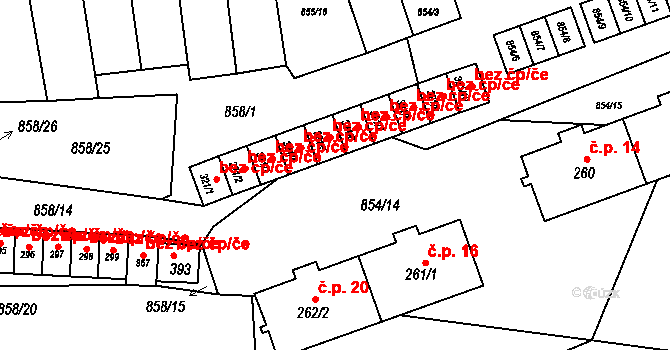 Mladkov 39411214 na parcele st. 321/4 v KÚ Mladkov, Katastrální mapa