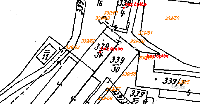 Dolní Heřmanice 42332214 na parcele st. 339/34 v KÚ Dolní Heřmanice, Katastrální mapa
