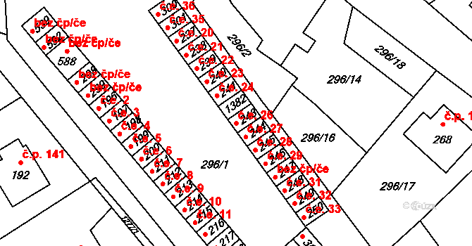 Jarošov nad Nežárkou 43362214 na parcele st. 243 v KÚ Jarošov nad Nežárkou, Katastrální mapa