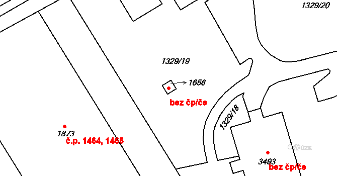 Hranice 44678215 na parcele st. 1656 v KÚ Hranice, Katastrální mapa