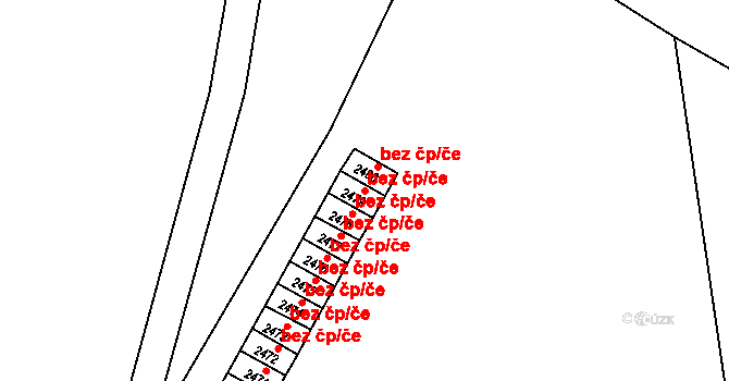 Česká Lípa 48810215 na parcele st. 2479 v KÚ Česká Lípa, Katastrální mapa