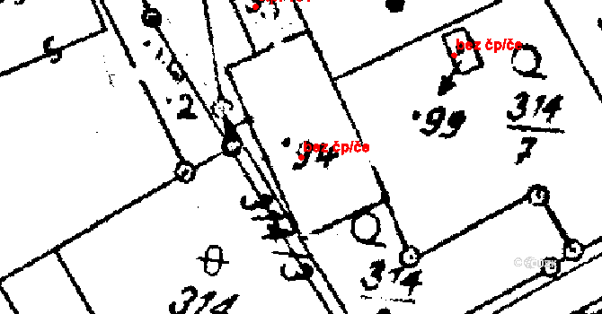 Velká Kraš 44351216 na parcele st. 94 v KÚ Hukovice u Velké Kraše, Katastrální mapa