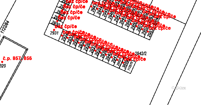 Jičín 45948216 na parcele st. 2939 v KÚ Jičín, Katastrální mapa