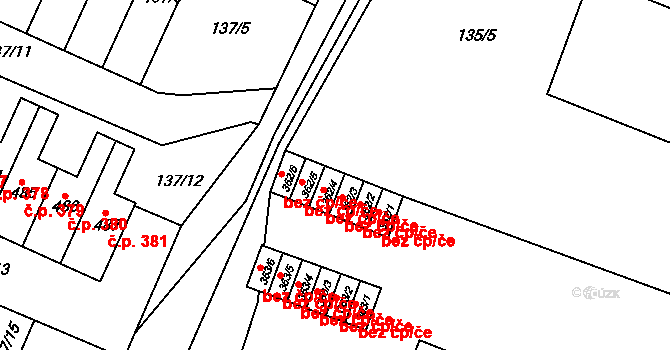 Hýskov 42548217 na parcele st. 362/4 v KÚ Hýskov, Katastrální mapa