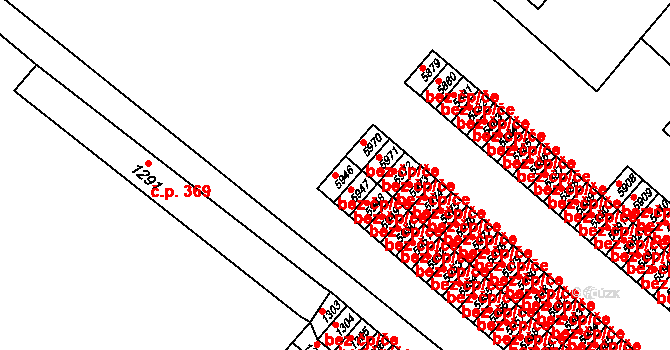 Krnov 43364217 na parcele st. 5946 v KÚ Krnov-Horní Předměstí, Katastrální mapa