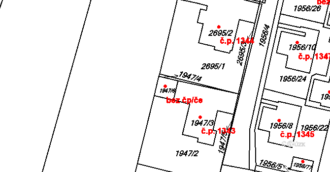 Kostelec nad Orlicí 38461218 na parcele st. 1947/6 v KÚ Kostelec nad Orlicí, Katastrální mapa