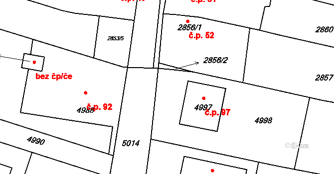 Žíšov 40931218 na parcele st. 4998 v KÚ Žíšov u Veselí nad Lužnicí, Katastrální mapa