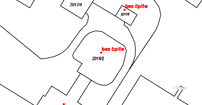 Boskovice 44090218 na parcele st. 2016/2 v KÚ Boskovice, Katastrální mapa