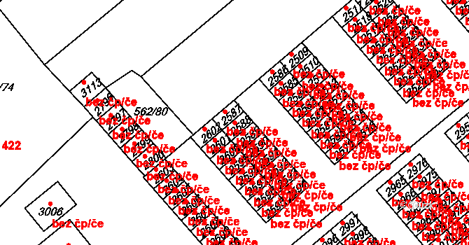 Neratovice 45421218 na parcele st. 2588 v KÚ Neratovice, Katastrální mapa