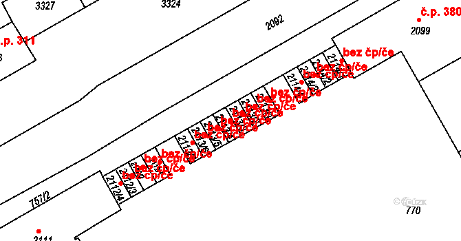 Třinec 46598219 na parcele st. 2113/4 v KÚ Lyžbice, Katastrální mapa