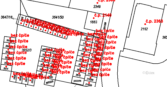 Břeclav 47223219 na parcele st. 2194 v KÚ Břeclav, Katastrální mapa