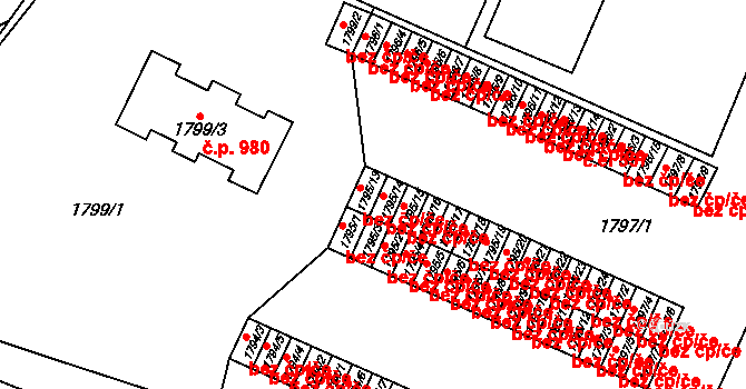 Brno 39513220 na parcele st. 1795/13 v KÚ Maloměřice, Katastrální mapa