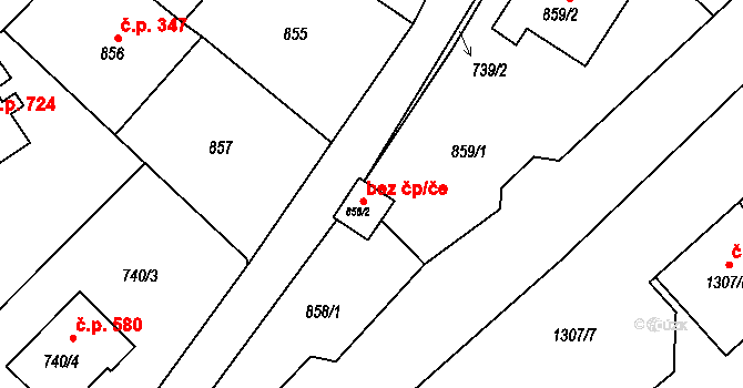 Objekt 47138220, Katastrální mapa