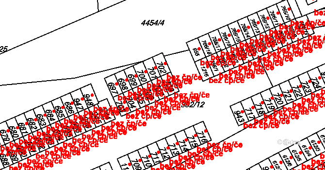 Slavičín 48863220 na parcele st. 707 v KÚ Slavičín, Katastrální mapa