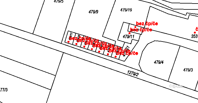 Citonice 42043221 na parcele st. 479/13 v KÚ Citonice, Katastrální mapa