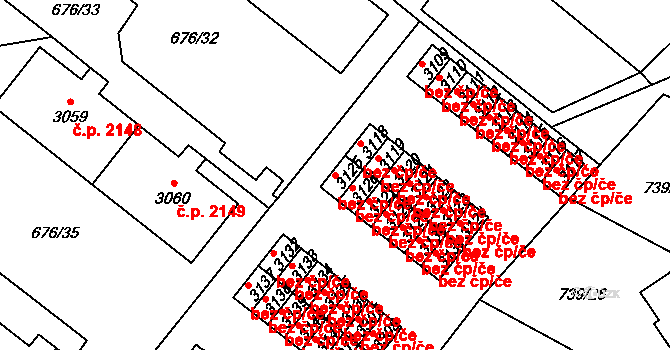 Dvůr Králové nad Labem 42219221 na parcele st. 3125 v KÚ Dvůr Králové nad Labem, Katastrální mapa