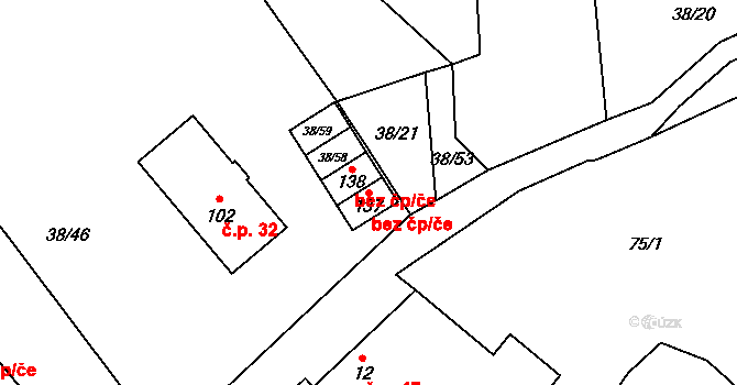 Sedlec-Prčice 82066221 na parcele st. 137 v KÚ Kvasejovice, Katastrální mapa