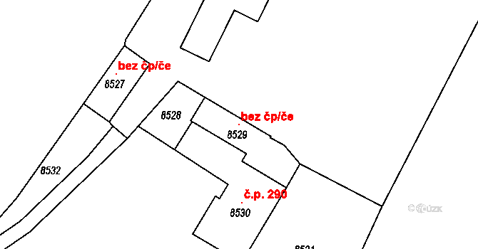 Zubří 48199222 na parcele st. 3044 v KÚ Zubří, Katastrální mapa