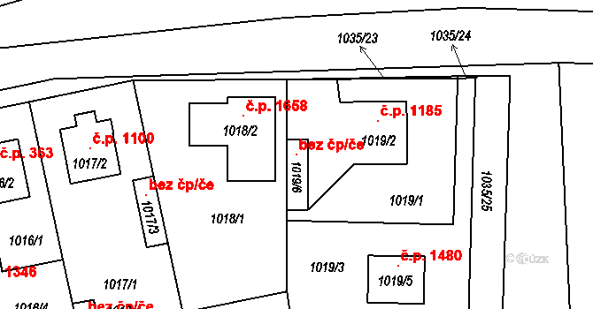 Brandýs nad Labem-Stará Boleslav 118533223 na parcele st. 1019/6 v KÚ Stará Boleslav, Katastrální mapa