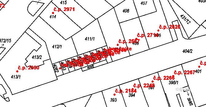 Chomutov 39101223 na parcele st. 4089 v KÚ Chomutov II, Katastrální mapa