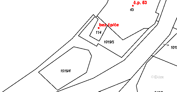 Horní Slivno 48468223 na parcele st. 114 v KÚ Horní Slivno, Katastrální mapa