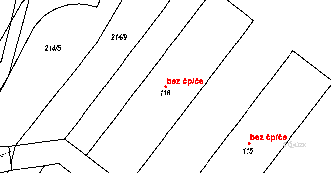 Protivín 39943224 na parcele st. 116 v KÚ Myšenec, Katastrální mapa